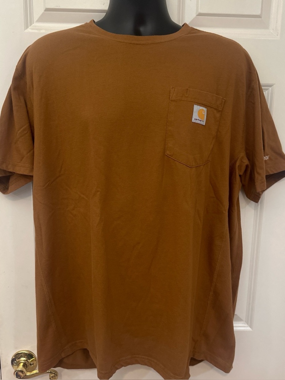 Carhartt Men’s Short-Sleeve Pocket Tee in Carhartt Brown